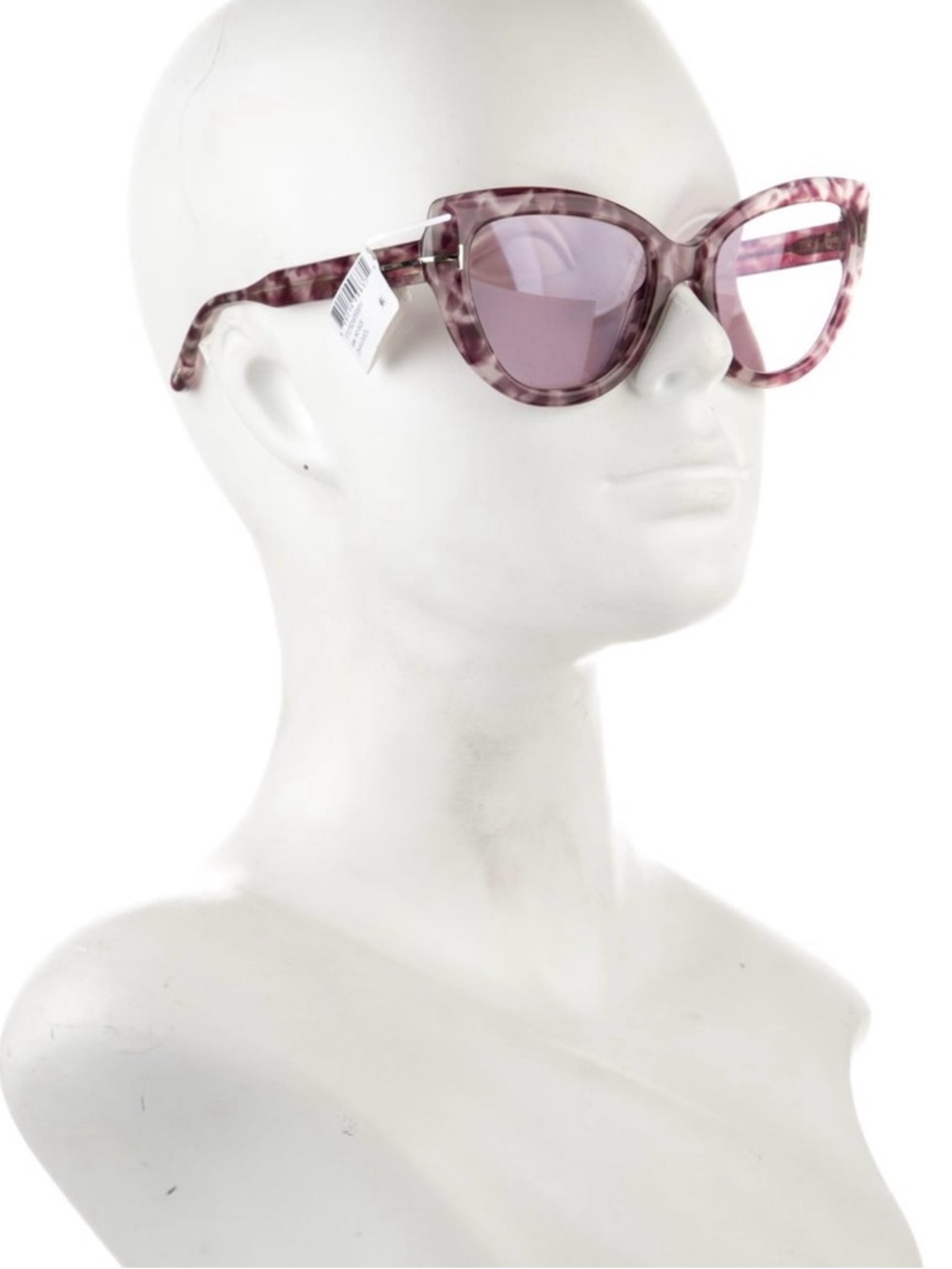 Tom Ford Purple Tortoiseshell Cat Eye Sunglasses w/ Case Pristine - Picture 2 of 3